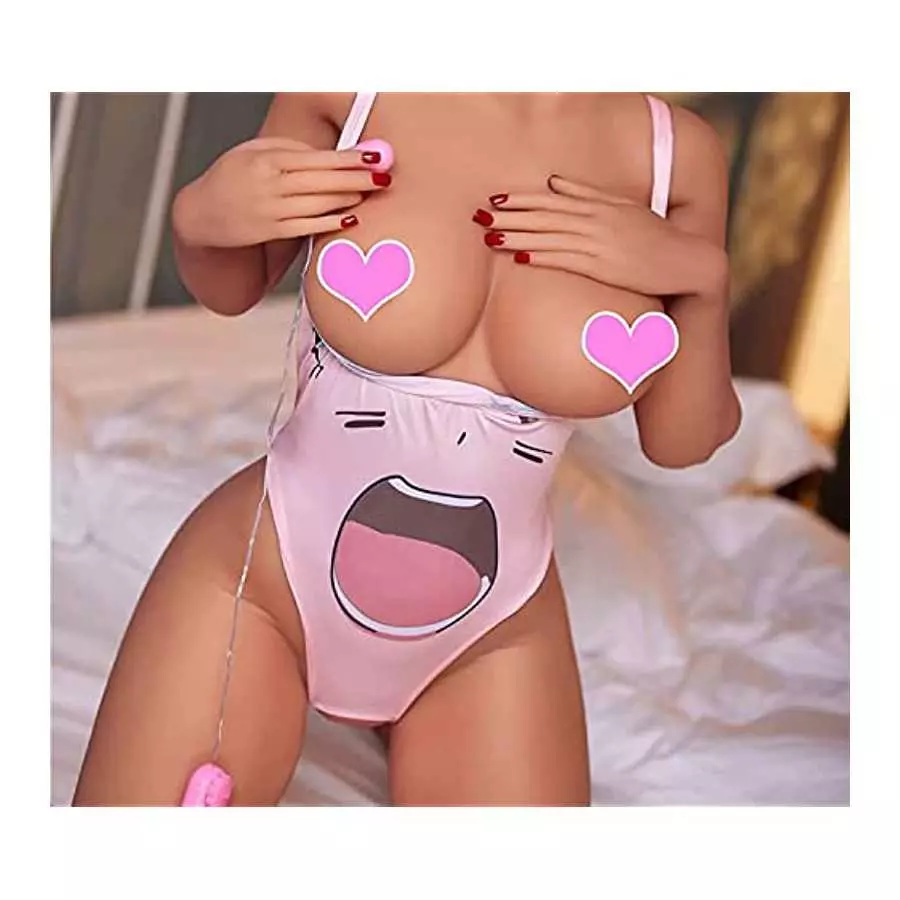 Full Size Sex Doll 5.2ft Silicone Doll Female Torso Life Size Sex Doll Male Masturbation Sex Toy Big Breast Sexy Doll Tan Skin