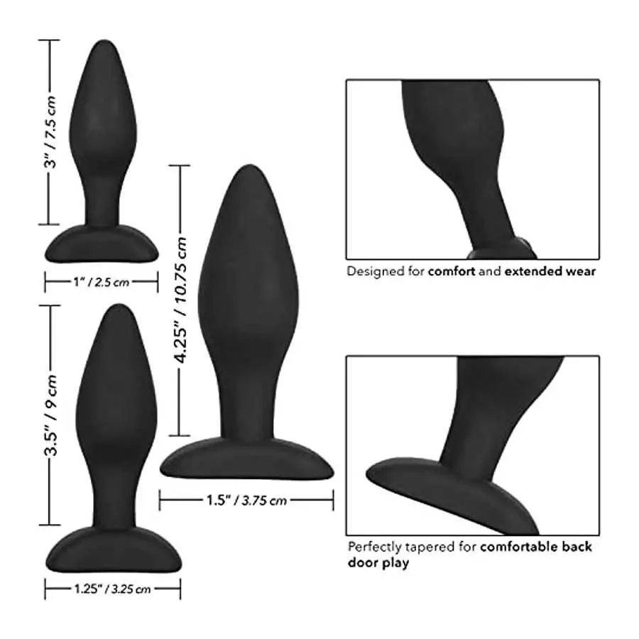 CalExotics SE-0410-05-2 Silicone Anal Exerciser Kit