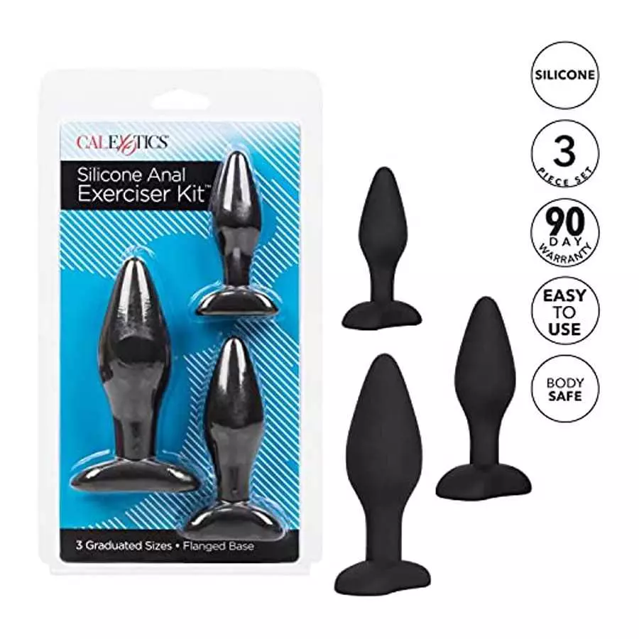 CalExotics SE-0410-05-2 Silicone Anal Exerciser Kit