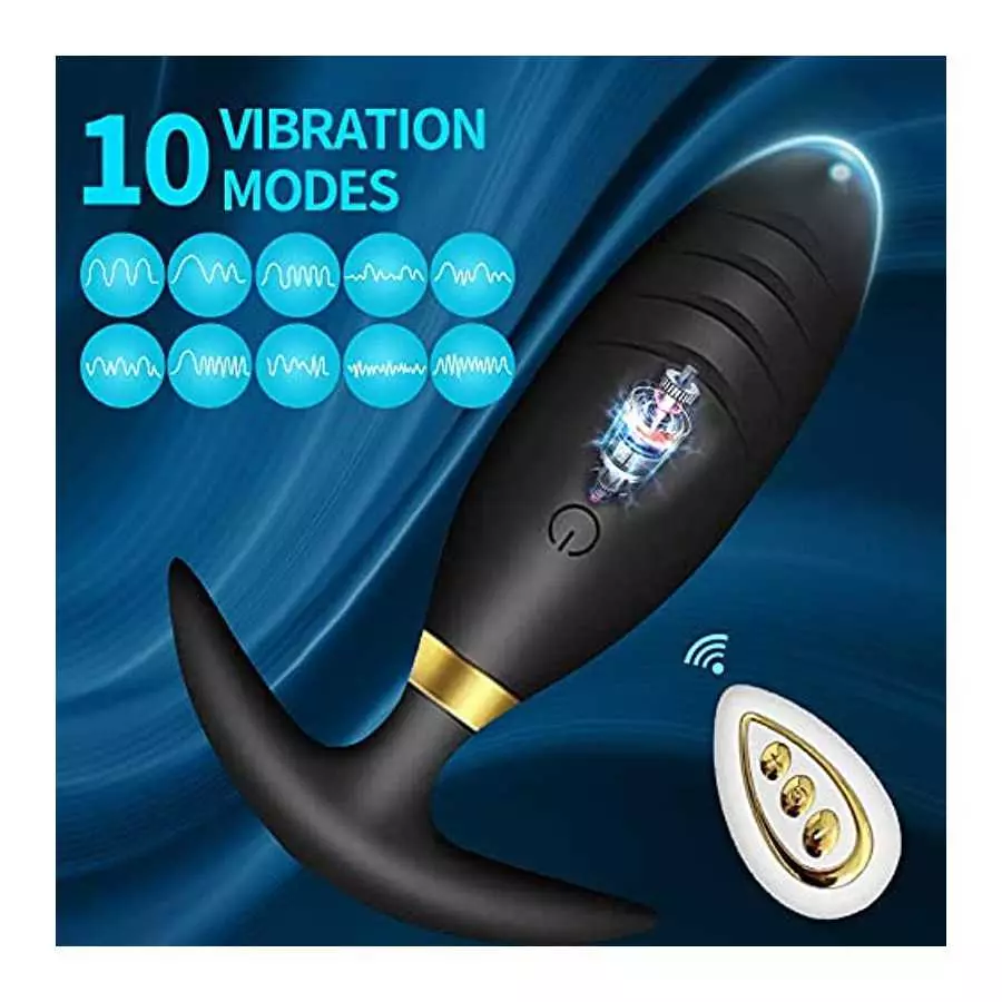 Male Prostate Massager Dildo Anal Butt-Plug Vibrator Adult Sex Toys for Women G-spot Clitoral Prostate Vibrator Modes Male Mastu