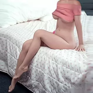 5Ft TPE Sex Doll 58lb Sex Dolls Silicone Doll with Feet Standing Full Body Life Size for Men Sexy Dollformen Built-in Metal Skel