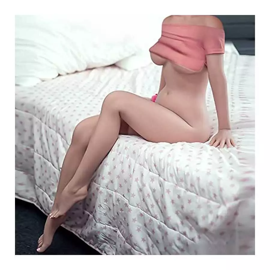 5Ft TPE Sex Doll 58lb Sex Dolls Silicone Doll with Feet Standing Full Body Life Size for Men Sexy Dollformen Built-in Metal Skel