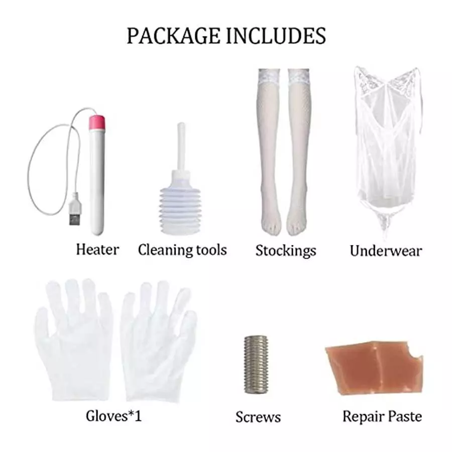 TPE Silicone Life Size Sex Doll, Torso Full Body Adult Female Sex Doll Toys 3 in 1 Sex Love Play Doll with Soft Boobs Butt Ass, 