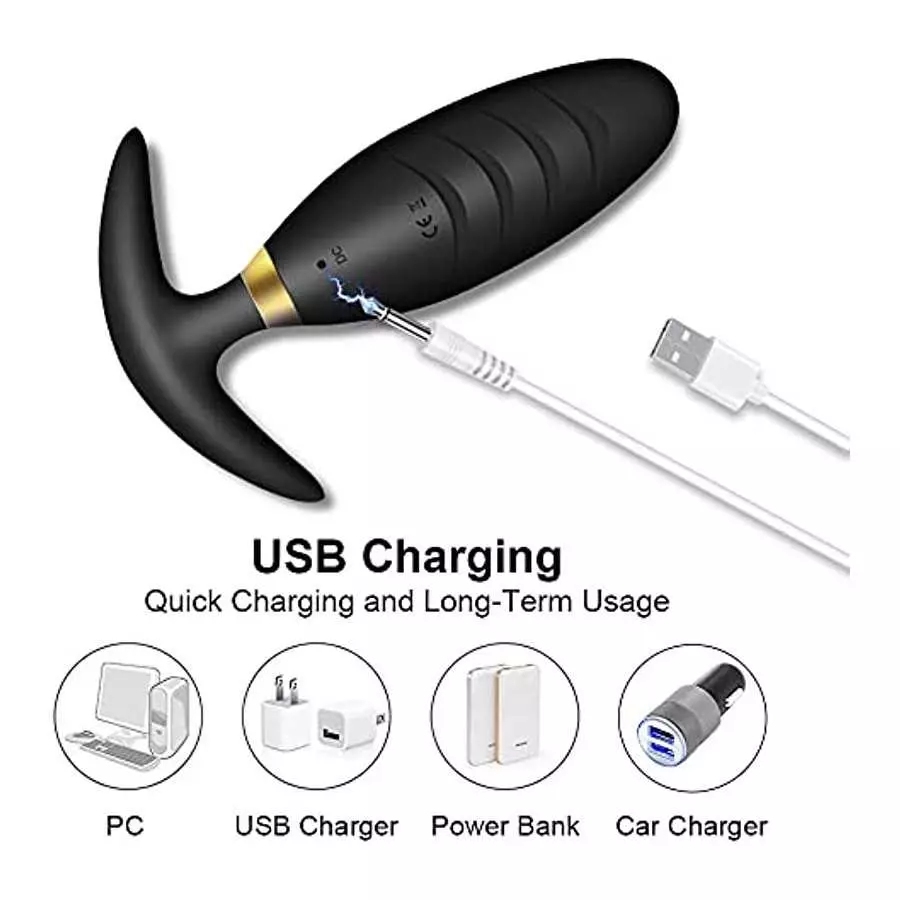 Male Prostate Massager Dildo Anal Butt-Plug Vibrator Adult Sex Toys for Women G-spot Clitoral Prostate Vibrator Modes Male Mastu