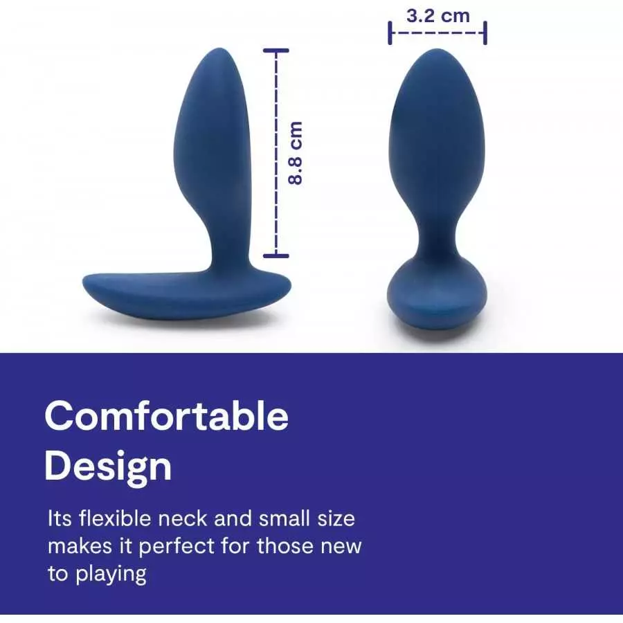 Ditto by We-Vibe Rechargeable Bluetooth Vibrating Anal Plug with Wireless Remote Control
