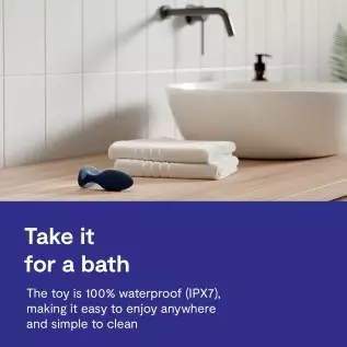 Ditto by We-Vibe Rechargeable Bluetooth Vibrating Anal Plug with Wireless Remote Control Ditto by We-Vibe Rechargeable Bluetooth Vibrating Anal Plug with Wireless Remote Control