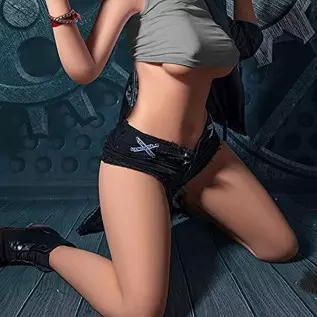 152CM Realistic Sex Dolls, 5ft Tan Skin Silicone Sex Doll, Jelly Breasts Sex Dolls for Men, Full Size Adult Love Doll, Simulatio