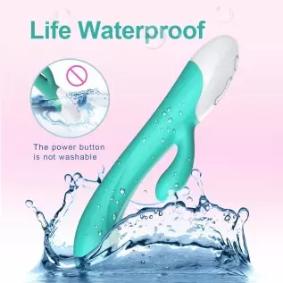 Rabbit Vibrator Stimulator, Dildo Massager for Women with 8 Powerful Vibrations Modes, Waterproof & Rechargeable Adult Sex Toys 