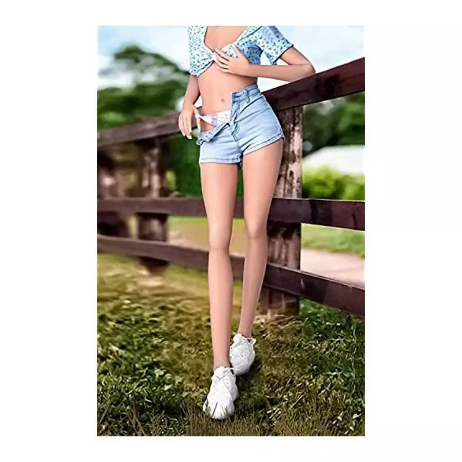 Slim Sex Doll for Men Adult 3D Hands Free Torso Real Love Dolls for Men Cute Sex Toys 3D Hands Free with Flexible Metal Skeleton