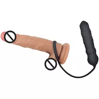 Prostate Massager Anal Vibrator with 10 Vibration Modes Remote Control Buttock Stimulator with Cock Ring Anal Plug Anal Sex Toys