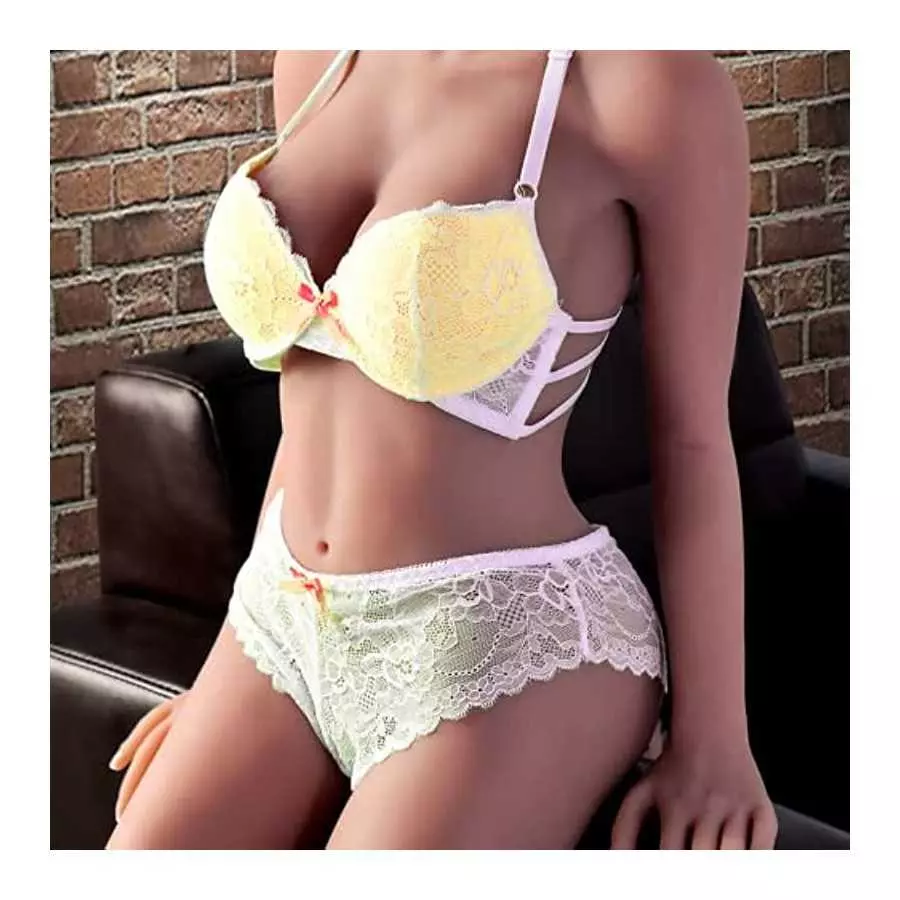 53LB Life Size Sex Doll with Realistic Wheat Skin Pussy Ass Butt Female Torso Body Doll Adult Love Doll with Vagina Anal Small B