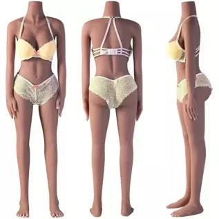 53LB Life Size Sex Doll with Realistic Wheat Skin Pussy Ass Butt Female Torso Body Doll Adult Love Doll with Vagina Anal Small B 53LB Life Size Sex Doll with Realistic Wheat Skin Pussy Ass Butt Female Torso Body Doll Adult Love Doll with Vagina Anal Small B