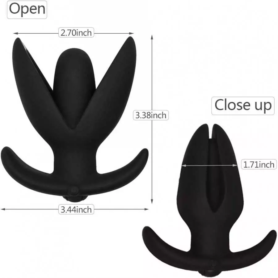 FST Vibrating Anal Plug with 10 Powerful Vibration Modes Rechargeable Anal Vibrator Dilator for Men Women