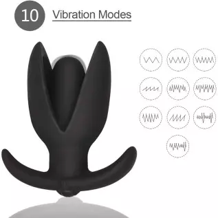 FST Vibrating Anal Plug with 10 Powerful Vibration Modes Rechargeable Anal Vibrator Dilator for Men Women FST Vibrating Anal Plug with 10 Powerful Vibration Modes Rechargeable Anal Vibrator Dilator for Men Women