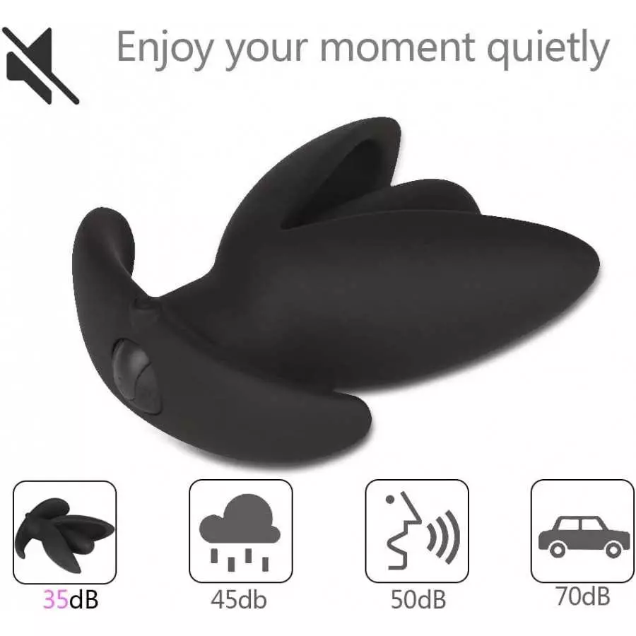 FST Vibrating Anal Plug with 10 Powerful Vibration Modes Rechargeable Anal Vibrator Dilator for Men Women