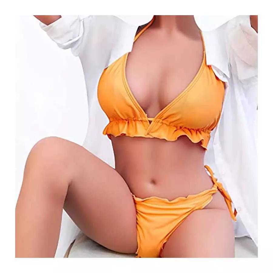Plump Body Adult Real Torso Sex Doll Full Body Male Self Pleasure 3D Hands Free Love Dolls with Flexible Metal Skeleton Sex Toys
