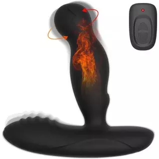 LEVETT - Anal Vibrators with App,Dual Motor 360° Rotation 3 Gears+9 Vibration Frequency Heating Function,Wearable Clitoris Stimu