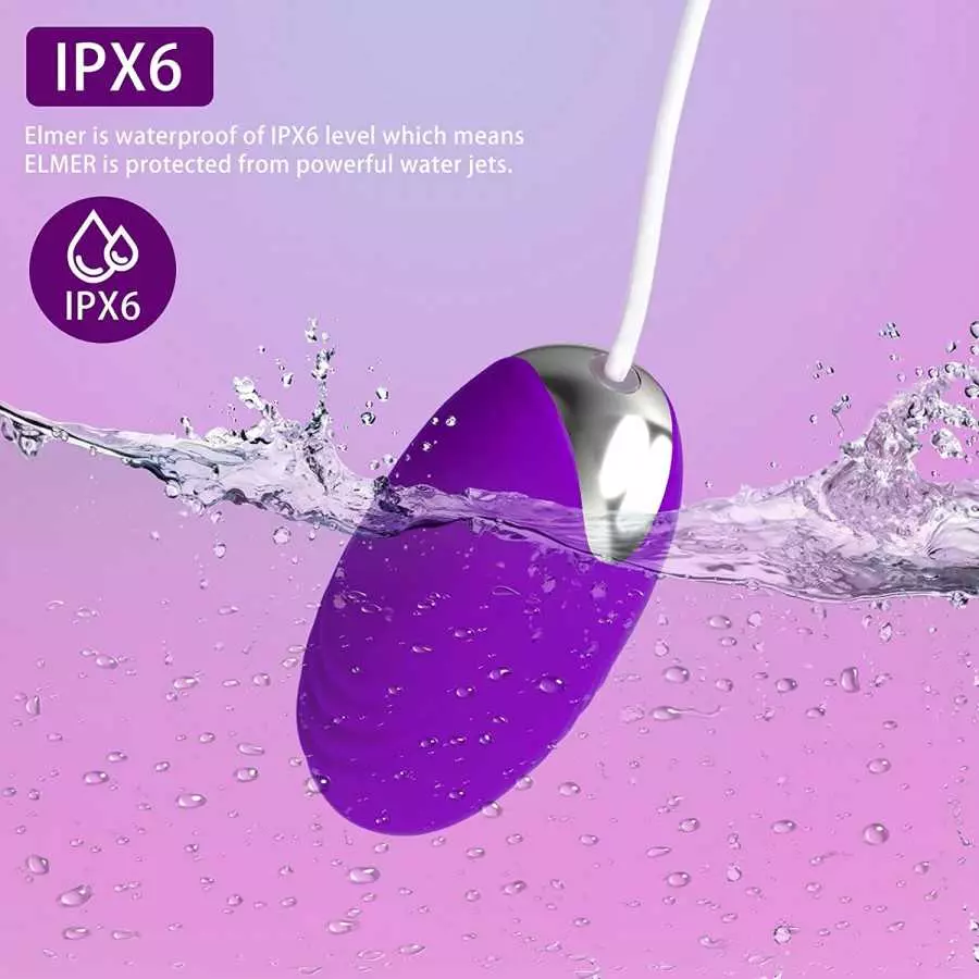 Waterproof Silicon Love Eggs 10 Frequencies Vibration Modes Waterproof Nipple G-spot Stimulator Sex Toys for Women Men - Waterpr