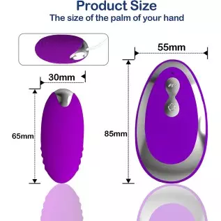 Waterproof Silicon Love Eggs 10 Frequencies Vibration Modes Waterproof Nipple G-spot Stimulator Sex Toys for Women Men - Waterpr