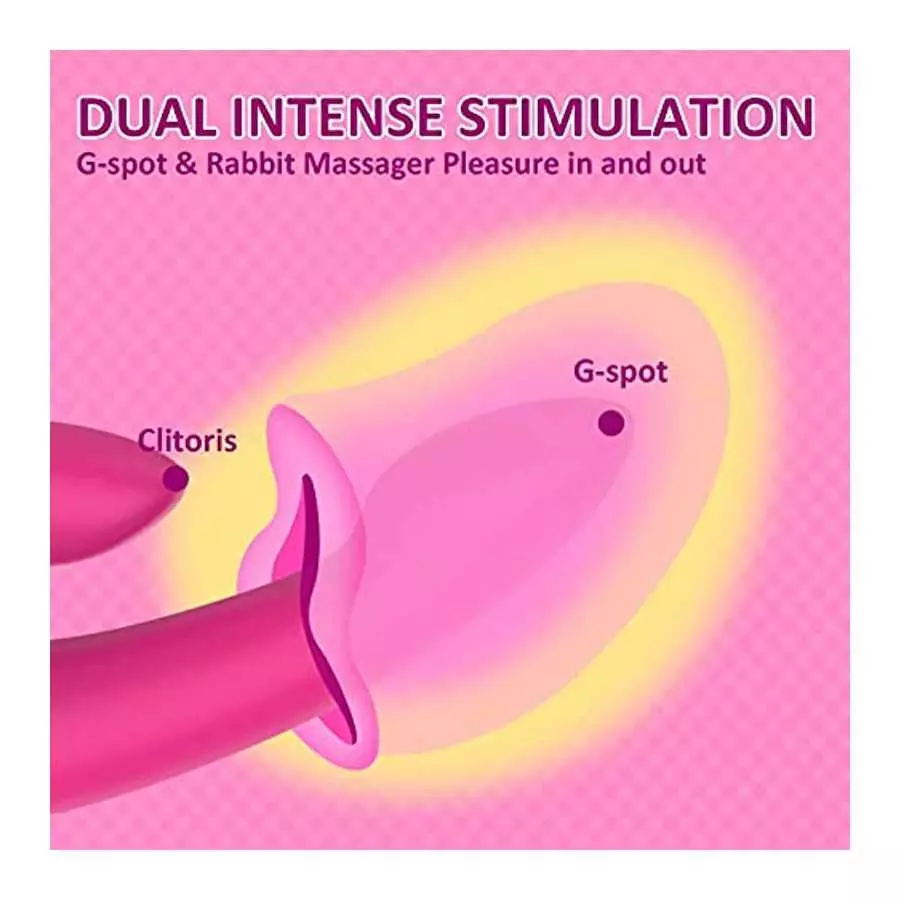 SKSBTF Prostate Massager Anal Vibrator - 9 Patterns Anal Vibrator, Thrusting Vibrator, G-spot Vibrator with Remote, Adult Sex To