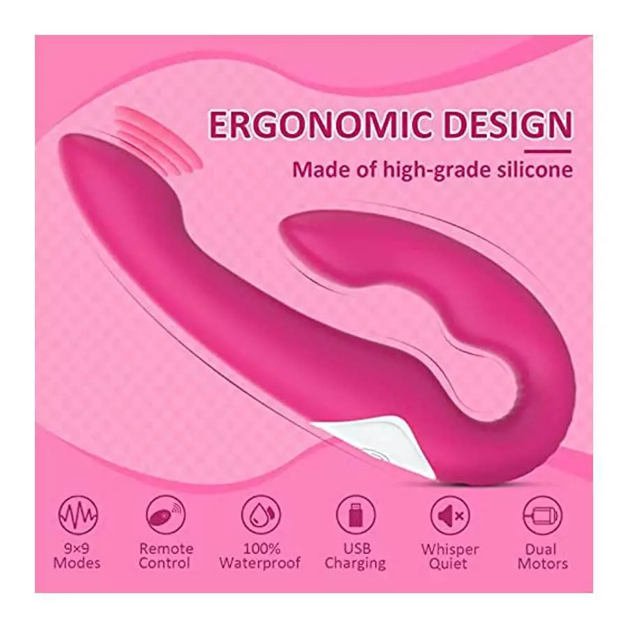 SKSBTF Prostate Massager Anal Vibrator - 9 Patterns Anal Vibrator, Thrusting Vibrator, G-spot Vibrator with Remote, Adult Sex To