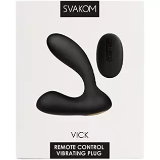 SVAKOM Vick Remote Control Prostate Massager (Black)