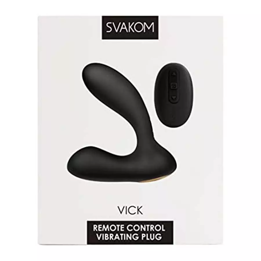 SVAKOM Vick Remote Control Prostate Massager (Black)