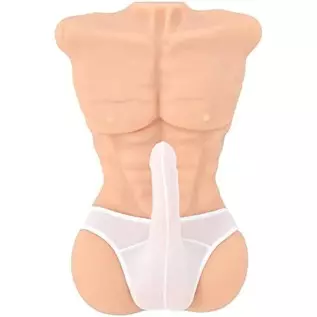 US Deliver Goods Sex Doll Women Masturbator Realistic Big Butt Pocket Pussy Ass with Vagina Anal Sex Stroker, Male Body Torso Hi