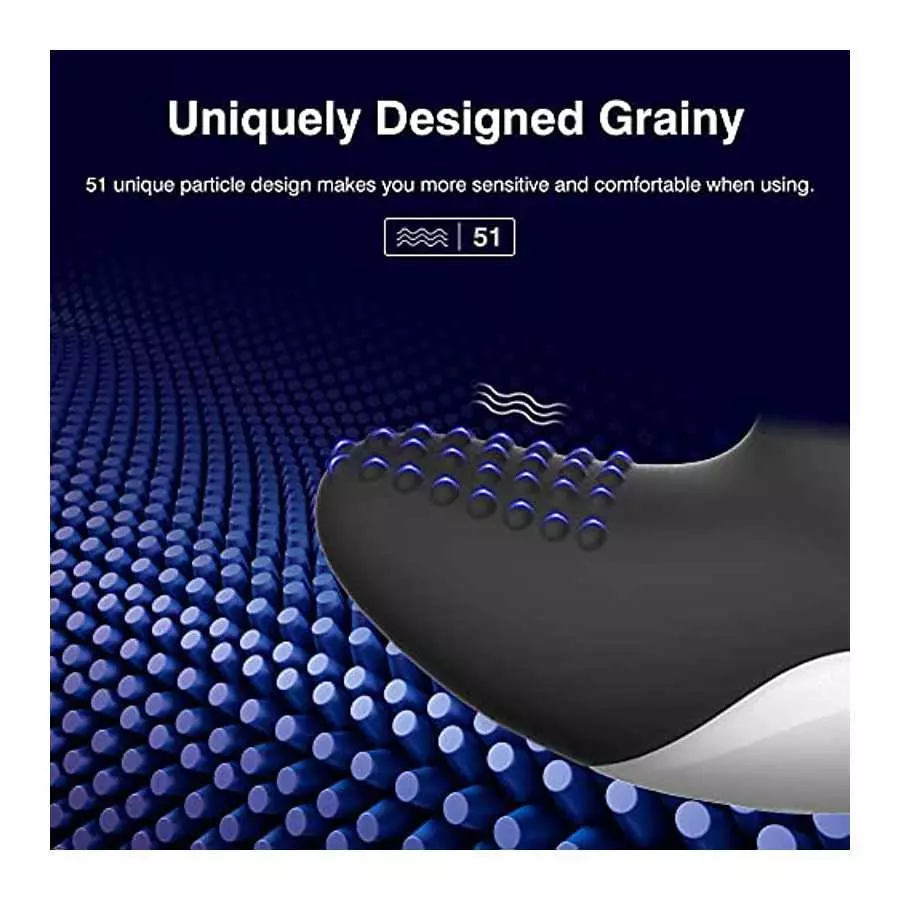 Prostate Massager Anal Vibrator with Wiggle Motion Anal Adult Sex Toys, Black, 1.0 Count