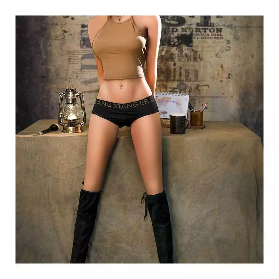 Sex Doll Big Jelly Boobs Women's Torso 157cm Full Size TPE Silicone Doll Full Body Sex Doll for Men Life Like Full Size Doll Lov