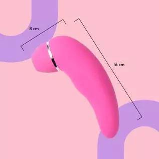 Sweet Vibes Best Friend Personal Massager Toy for Women, Multifunctional Vibrator, Body-Safe 2-in-1 Adult Toy, Pink Sweet Vibes Best Friend Personal Massager Toy for Women, Multifunctional Vibrator, Body-Safe 2-in-1 Adult Toy, Pink