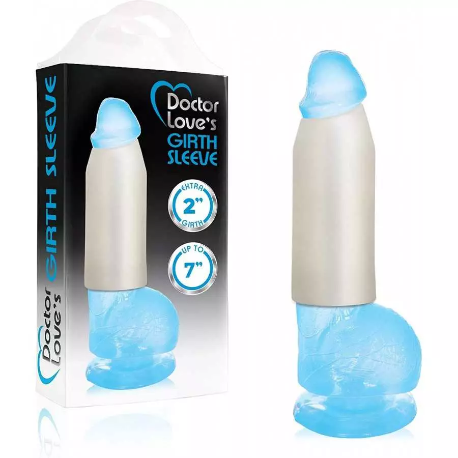 Doctor Love's GS-7-15-30 7" Trim-to-Fit Girth Sleeve with 1.5" of Extra Girth, Light Flesh, 1 Count Doctor Love's GS-7-15-30 7" Trim-to-Fit Girth Sleeve with 1.5" of Extra Girth, Light Flesh, 1 Count