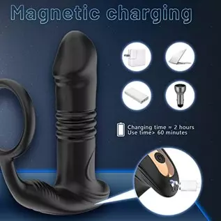 App Anal Vibrators Large with Shock Function Prostate Vibrator with 6 Telescopy Modes 9 Vibration Modes Sex Toys Stimulator Anal App Anal Vibrators Large with Shock Function Prostate Vibrator with 6 Telescopy Modes 9 Vibration Modes Sex Toys Stimulator Anal