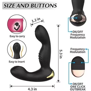 Prostate-Massager Vibrating for Male - Remote Control Prostate Vibrator with 10 Modes Vibration Sex-Toys-for-Men,Prostate Massag Prostate-Massager Vibrating for Male - Remote Control Prostate Vibrator with 10 Modes Vibration Sex-Toys-for-Men,Prostate Massag