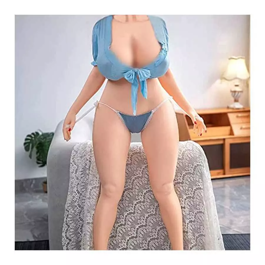Life Size Silicone Sex Doll TPE Women Torso Big Breasts Sex Doll with Standing Feet Adult Sex Doll with Standing Feet Love Doll 