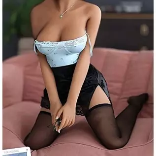Realistic Female Sex Doll Full Body Silicone Doll with 5.5ft Soft Breasts and Curvy Hips Lifelike Love Dolls for Men