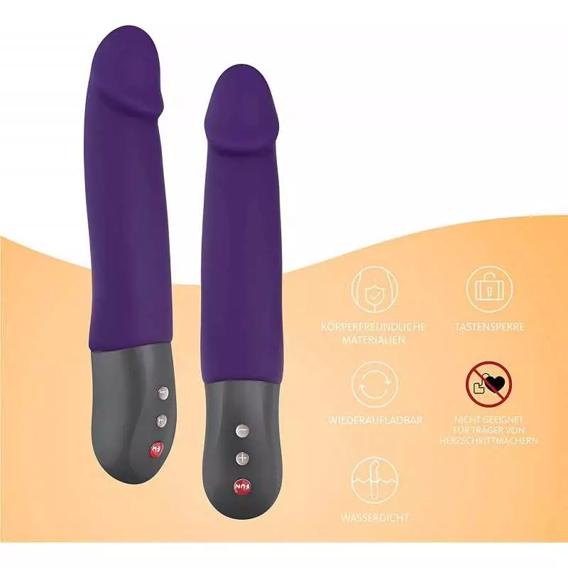 Fun Factory Adult Toys | STRONIC Series Dildo Vibrator | Realistic Thrusting Vibrator | Personal Massager for Women, Men and Cou