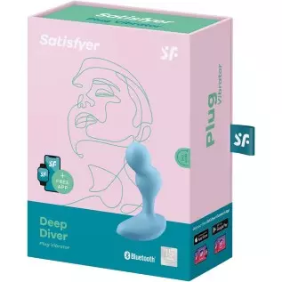 Satisfyer Deep Diver Anal Vibrator with App Control - Vibrating Anal Sex Toy, Butt Plug, Prostate Stimulator Toys, Anal Dildo - Satisfyer Deep Diver Anal Vibrator with App Control - Vibrating Anal Sex Toy, Butt Plug, Prostate Stimulator Toys, Anal Dildo -