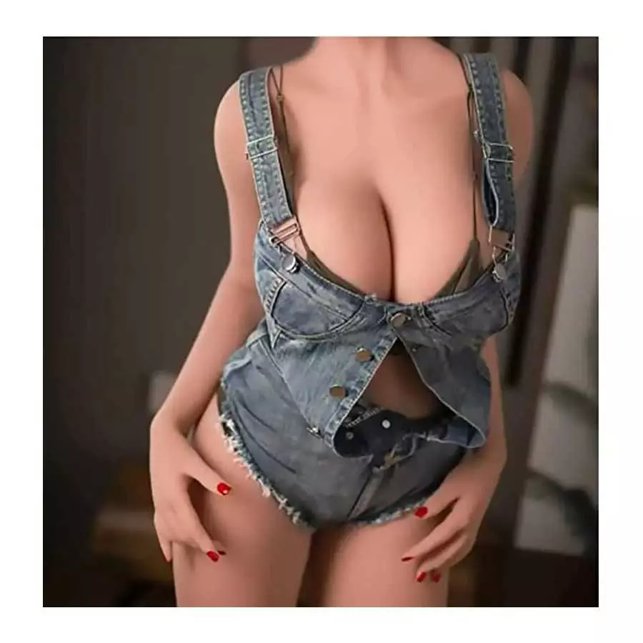 Sex Doll Big Jelly Boobs Female Torso Full Size TPE Silicone Doll Male Sex Doll Lives Like a Full Size Doll Love Sex Ship from U