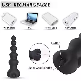 Anal Vibrator, Vibrating Prostate Massager with 10 Vibration Modes Wireless Remote Control Anal Sex Toys for Men Couples Anal Vibrator, Vibrating Prostate Massager with 10 Vibration Modes Wireless Remote Control Anal Sex Toys for Men Couples