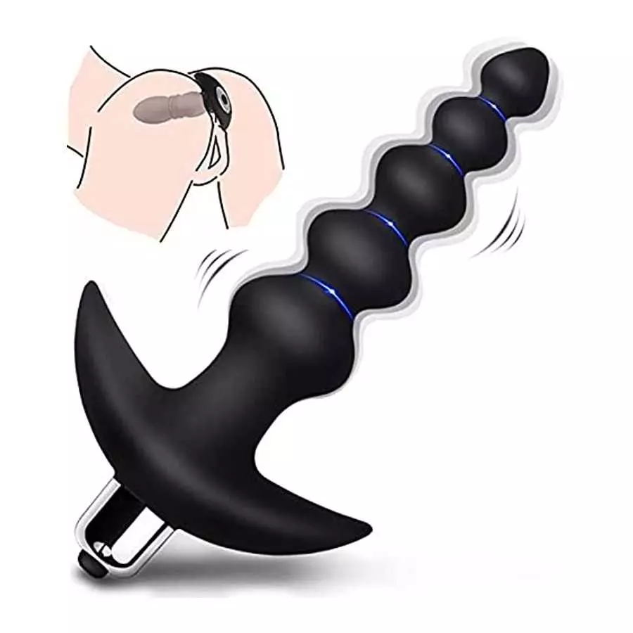 Silicone Anal Vibrator Prostate Massager Sex Toys G-spot Anal Vibrator for Men and Women 16 Modes Vibrating Anal Beads Butt Plug Silicone Anal Vibrator Prostate Massager Sex Toys G-spot Anal Vibrator for Men and Women 16 Modes Vibrating Anal Beads Butt Plug