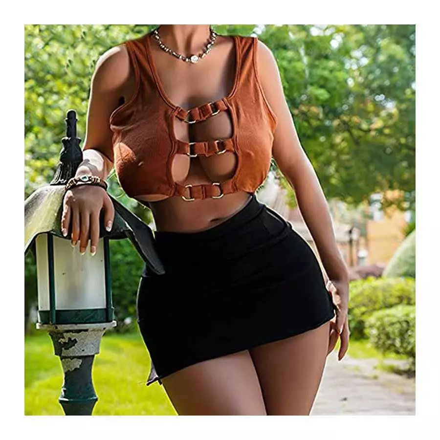 Wheat Color TPE Sex Dolls, 5.4FT Silicone Sexy Doll Adult Love Dolls Men Toys