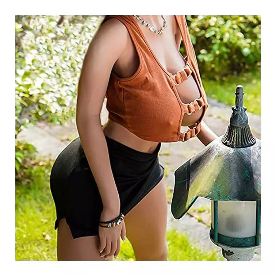 Wheat Color TPE Sex Dolls, 5.4FT Silicone Sexy Doll Adult Love Dolls Men Toys