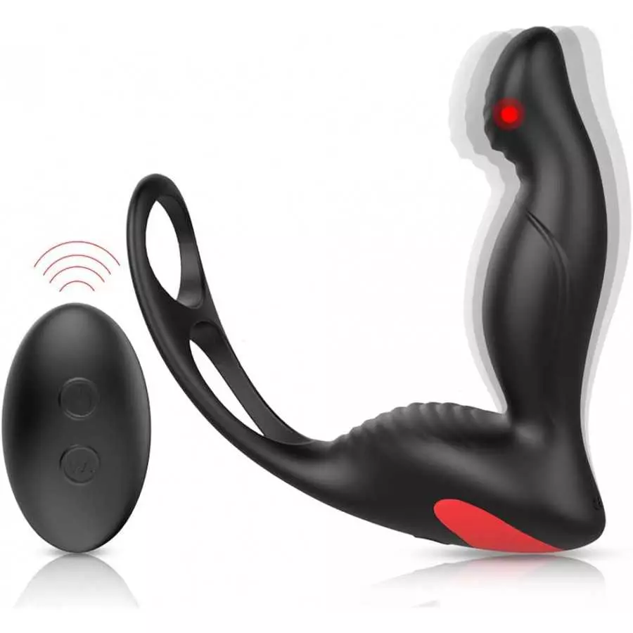 3 in 1 Wireless Remote Male Prostate Silicone Massager, 9 Speeds ModesPersonal Massager,Powerful Perfect for Relief Soreness,Bla 3 in 1 Wireless Remote Male Prostate Silicone Massager, 9 Speeds ModesPersonal Massager,Powerful Perfect for Relief Soreness,Bla