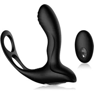 Prostate Massager for Men, Vibrating Anal Plug, Anal Sex Toys, Male Vibrator, Anal Massager, Anal Vibrator, Vibrator with Dual M