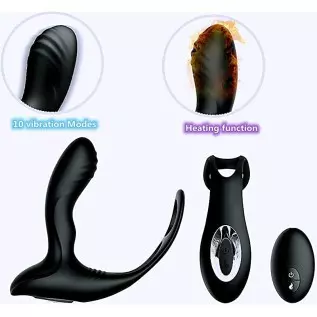 Prostate Massager for Men, Vibrating Anal Plug, Anal Sex Toys, Male Vibrator, Anal Massager, Anal Vibrator, Vibrator with Dual M Prostate Massager for Men, Vibrating Anal Plug, Anal Sex Toys, Male Vibrator, Anal Massager, Anal Vibrator, Vibrator with Dual M