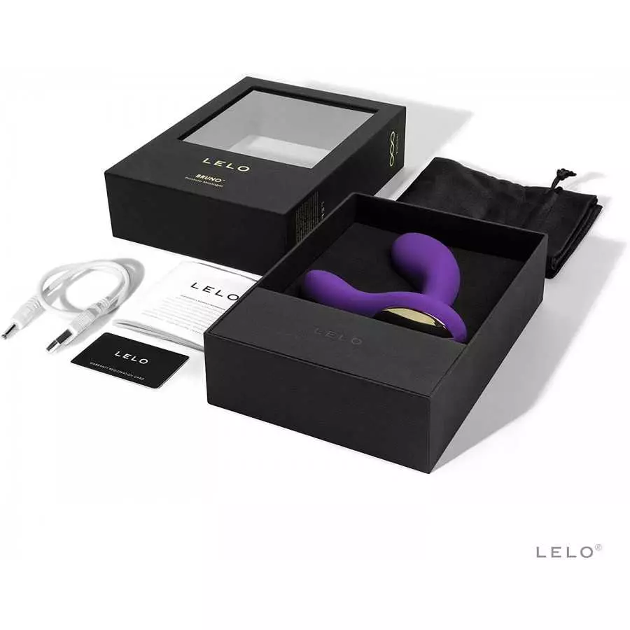 LELO BRUNO Prostate Massager Male, Vibrating Butt Plug, Anal Sex Toy, Male Vibrator, Anal Massager, Anal Vibrator with Dual Moto
