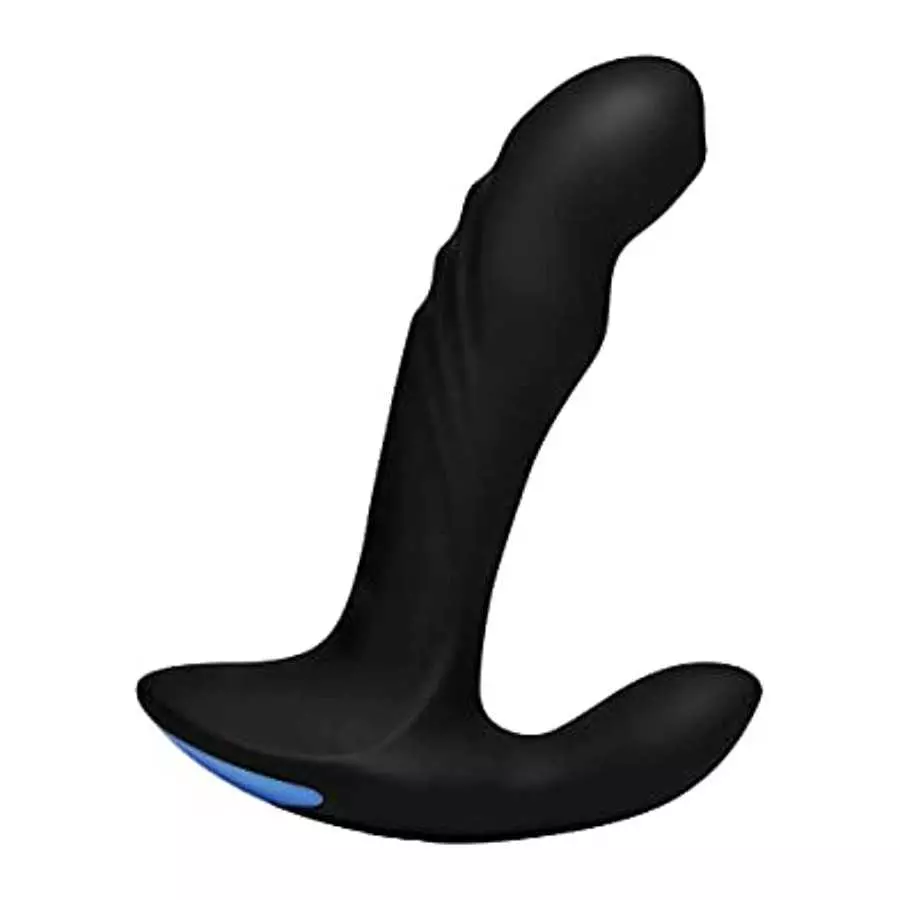 Alpha-Pro 17X P-Trigasm 3-in-1 Silicone Prostate Stimulator, Black, 6.5 Inch in Total Length, 5.3 Inch insertable Length, 1 Inch Alpha-Pro 17X P-Trigasm 3-in-1 Silicone Prostate Stimulator, Black, 6.5 Inch in Total Length, 5.3 Inch insertable Length, 1 Inch