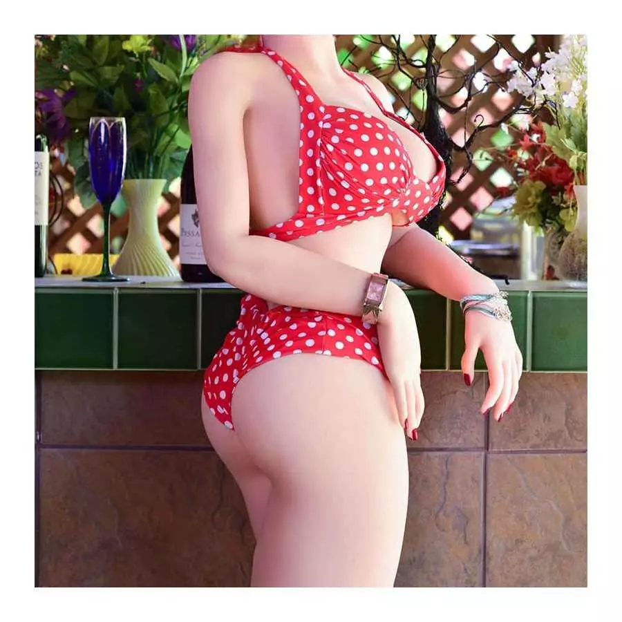 TPE Sex Doll Soft Big Breasts Women's Torso 5.2ft Full Size Sexy Doll with Standing Feet Full Body Love Dole Life Like Doll Love