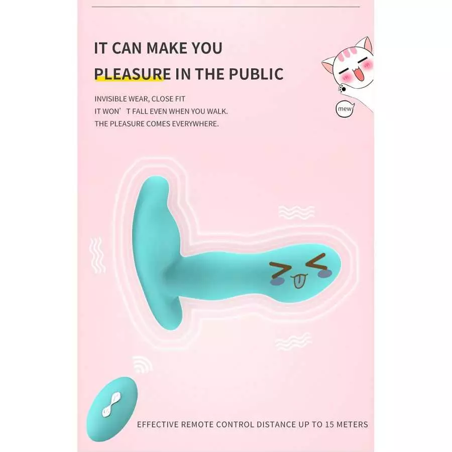 Anal Vibrator Sex Toy Prostate Massager for Men 10 Speed Vibration Wearable Vibrating Butt Plug for Advanced Players Anales Plug